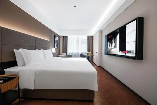 غرفة قياسية بسرير مزدوج، IntercityHotel Shanghai Xizang South Road 3/10