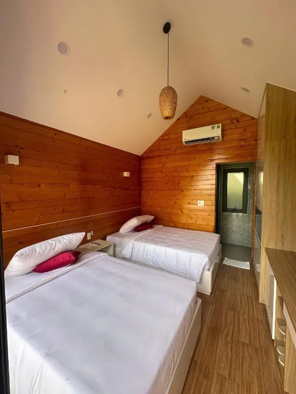 بنغل بسريرين منفصلين بإطلالة على الحديقة، SV Boutique Resort 1/7