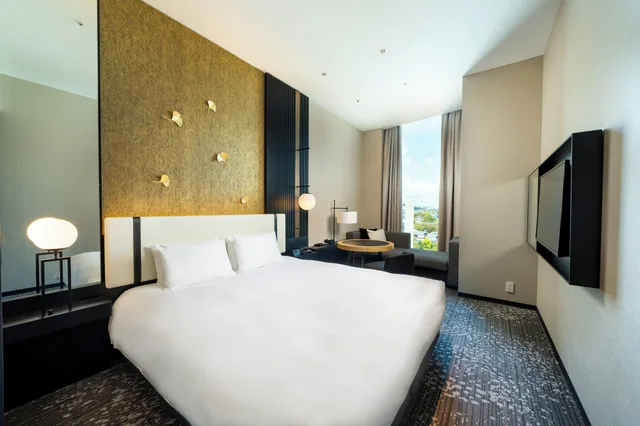 غرفة ديلوكس بسرير كينج، KOKO HOTEL Premier Kumamoto 1/2