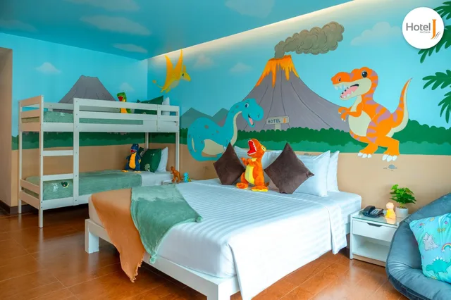 غرفة عائلية بسريرين منفصلين، Hotel J Pattaya 2/2