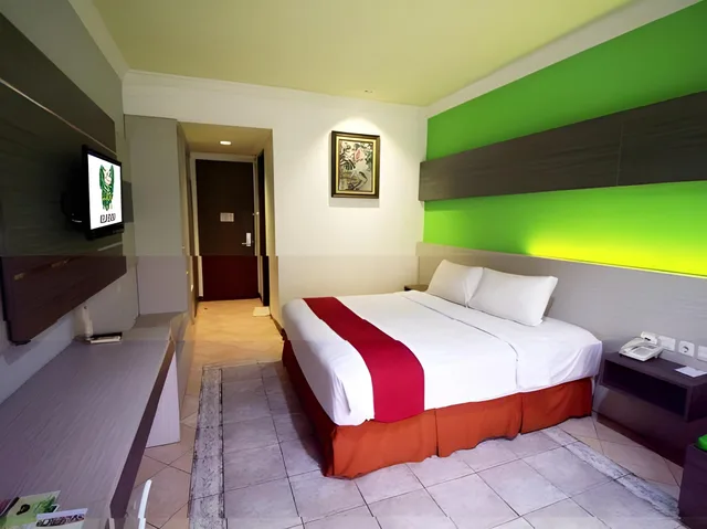 غرفة ديلوكس بسرير مزدوج أو سريرين منفصلين، Lotus Garden Hotel 1/3