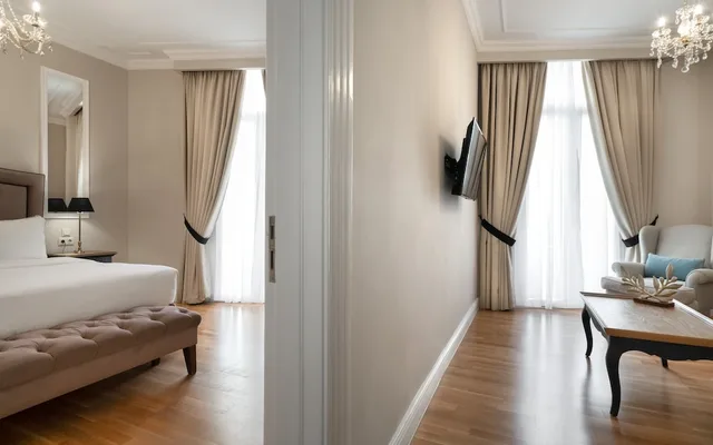جناح ديلوكس بسرير كينج مع أريكة، Athens Mansion Luxury Suites 5/10