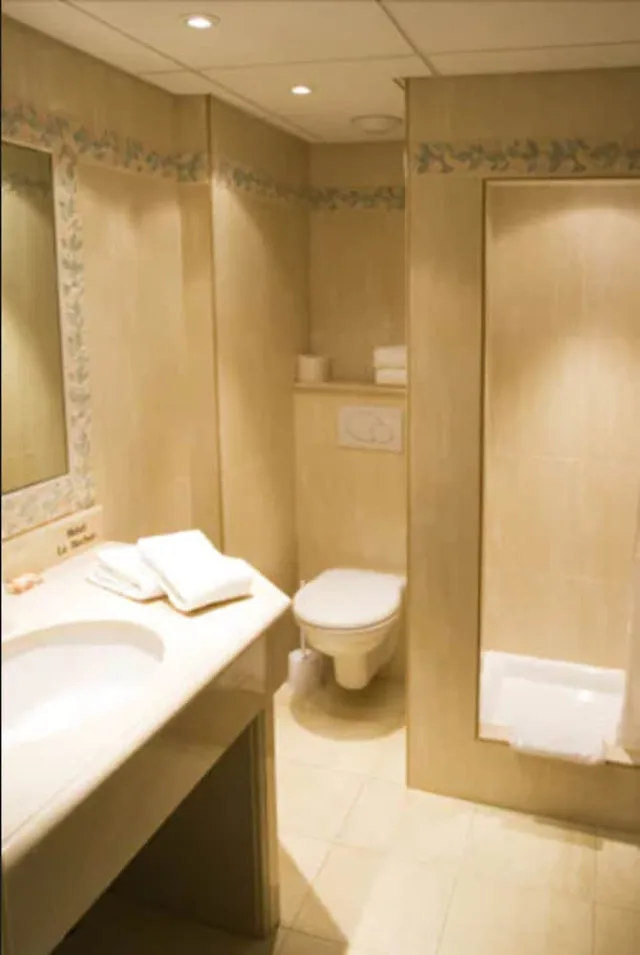 غرفة قياسية بسرير مزدوج، Hotel Le Rocher 7/7