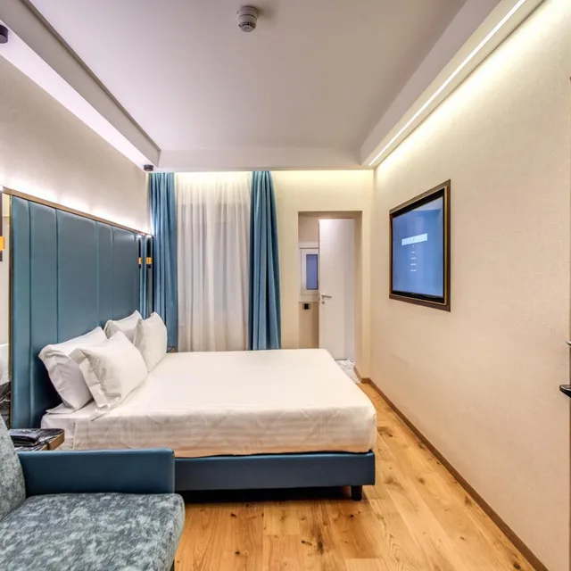 غرفة بسرير مزدوج أو سريرين منفصلين بشرفة، CC Palace Hotel 1/4