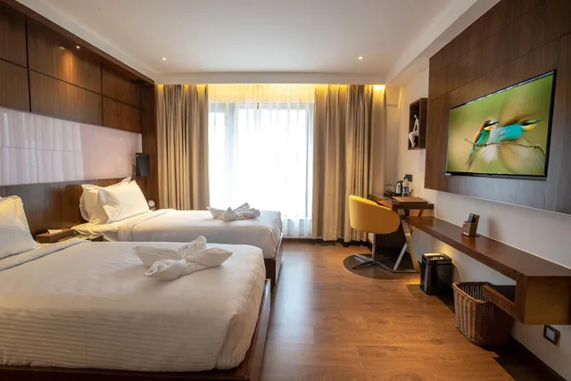 غرفة بسريرين منفصلين، Hotel Span International 1/2