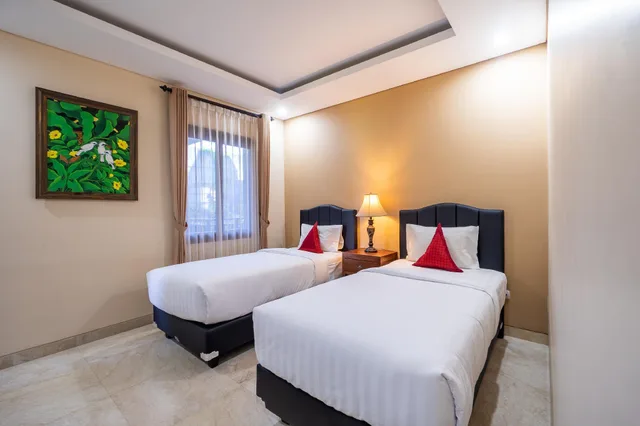 غرفة قياسية بسريرين، Kecik Inn 1/1