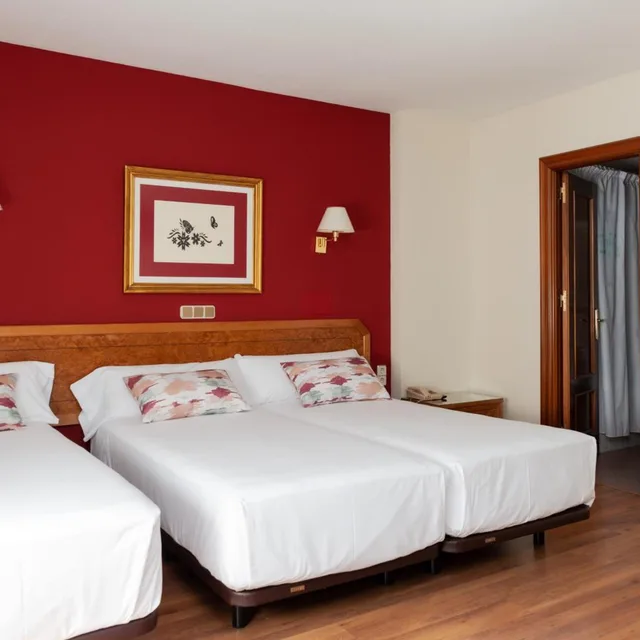 غرفة بسرير مزدوج مع سرير إضافي، Hotel Don Carmelo 1/5