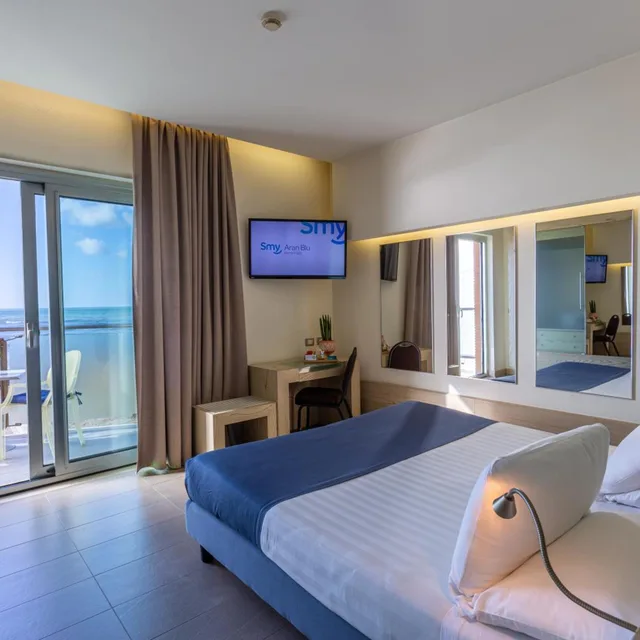 Room, Single, Sea View, Balcony, Aran Blu 1/5