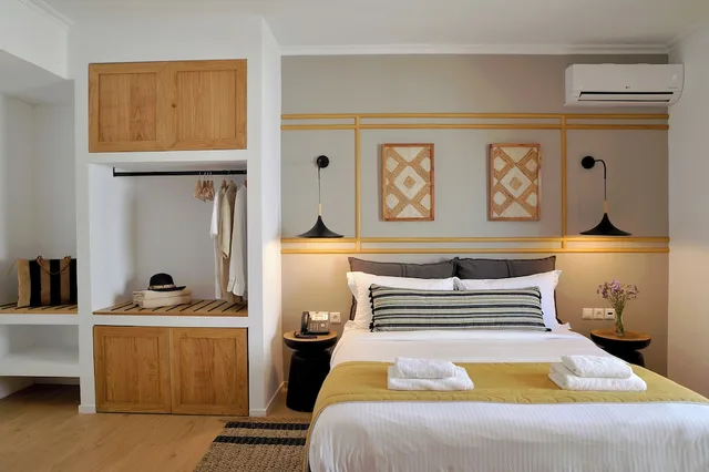 غرفة كلاسيكية كومفورت بسرير مزدوج مع أريكة في الملحق، Aktaion Beach Boutique Hotel and Spa 3/7
