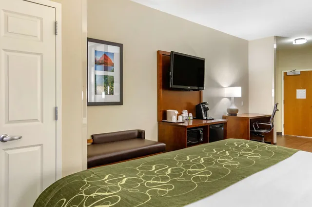 جناح بسرير كينج مع أريكة يُسمح فيها بالحيوانات الأليفة، Comfort Suites Helena Airport 1/3