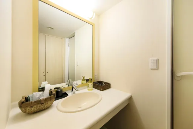 غرفة بسريرين منفصلين بحوض استحمام، Nasukogen Hotel View Palace 5/8