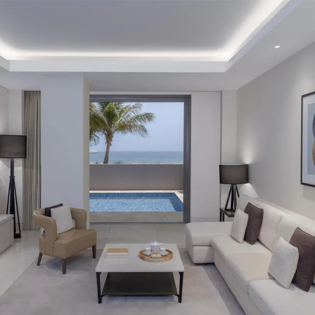 Grand Deluxe Plunge Pool Suite، Kempinski Hotel Muscat 3/6