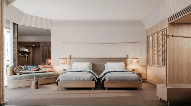 غرفة بريميير بسرير فردي بإطلالة على البحر، Aonang Villa Resort 1/4