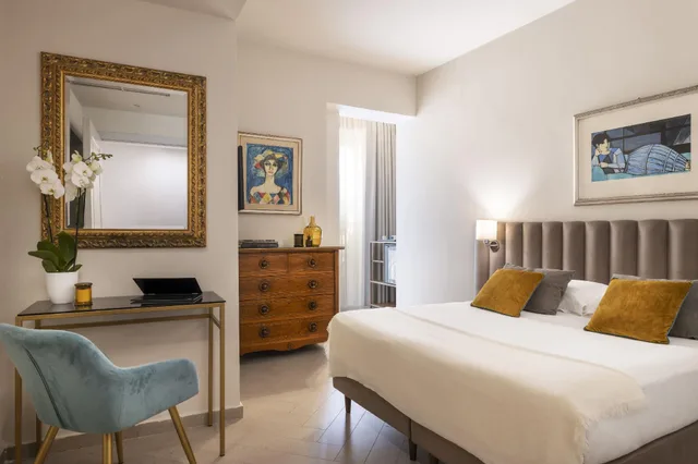 غرفة كلاسيكية بسرير مزدوج أو سريرين منفصلين بإطلالة على المدينة، Villa Paradiso 1/1