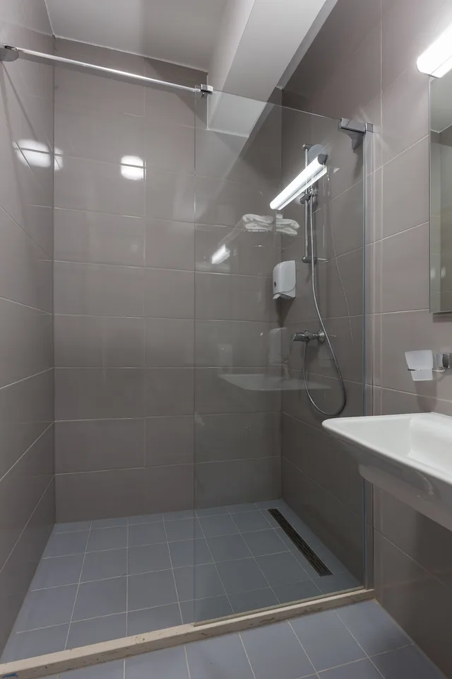 غرفة بسريرين منفصلين بإطلالة على البحر، Hotel Vimbula 7/8