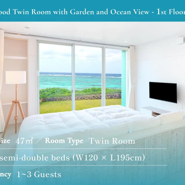 Hollywood, Twin Beds, Garden and Ocean View، PRICIA RESORT YORON 1/4