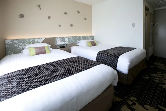 غرفة قياسية بسريرين منفصلين للمدخنين، Toyama Excel Hotel Tokyu 1/3