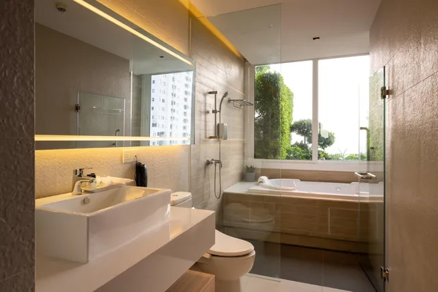 غرفة بسرير كينج بإطلالة على الحديقة، Jasmine 59 Hotel 5/7