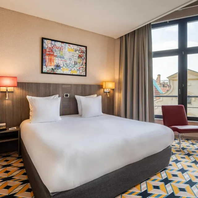 دوبلكس بسرير فردي، Hotel Alma Grand Place 4/10