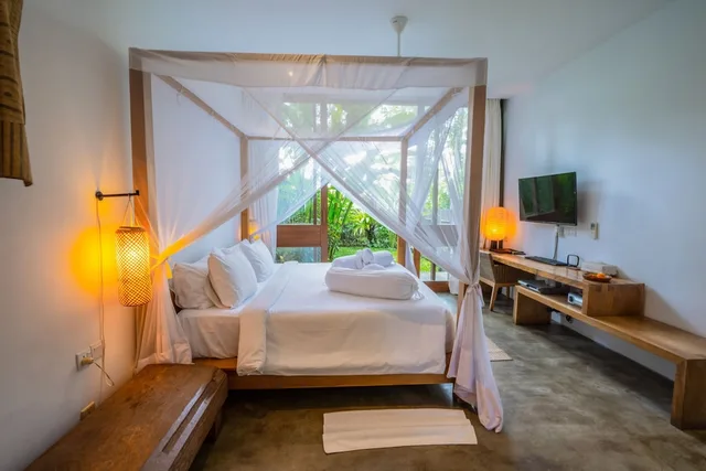 فيلا بسريرين منفصلين وسريرين كينج بـ3 غرف نوم بمسبح خاص، De Ubud Villas Spa 5/10