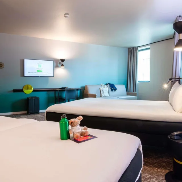 جناح عائلي بسرير مزدوج، Ibis Styles Paris Meteor Avenue D'italie 2/8