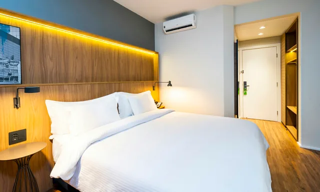 غرفة بسرير كوين، Hampton by Hilton Guarulhos Airport 2/3