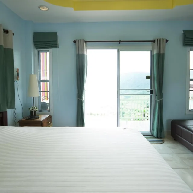 غرفة بسرير مزدوج بإطلالة على الجبل، Hotel Viewpoint Khao Koh 9/10