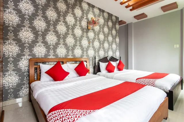 غرفة عائلية بسريرين كوين، Honey Hotel 3/6