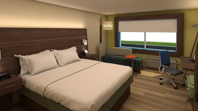 غرفة قياسية بسرير كينج لذوي الإعاقة، Holiday Inn Express Suites Alabaster 1/3