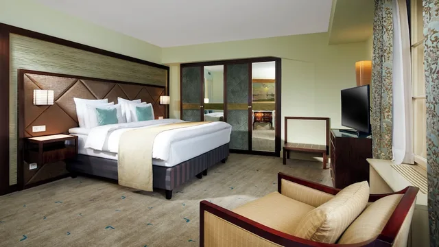 جناح فاخر بسرير كينج مع أريكة، ARIA HOTEL 2/3
