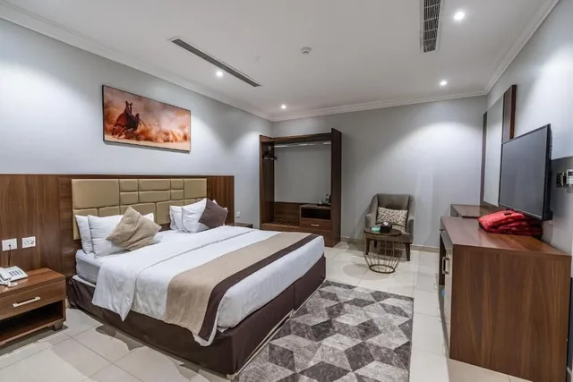 غرفة قياسية بسرير كينج، ال متعب سويتس الفلاح 3(XYZ Hotel Al Falah) 3/4