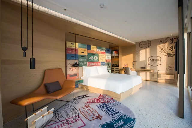 غرفة بريميوم بسرير كينج بإطلالة على المتنزه، HOTEL INDIGO KAOHSIUNG CENTRAL PARK 8/10