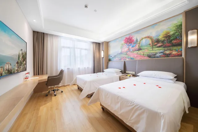 غرفة سوبيريور بسريرين منفصلين، Vienna 3 Best Hotel(Shanghai Hongqiao National Exhibition Sijing) 2/2