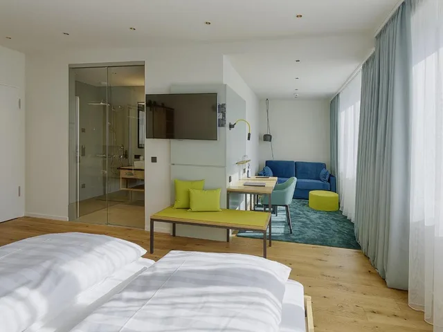 غرفة ديلوكس بسرير مزدوج، Hotel Federwerk 2/4