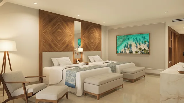 Grand, Family Suite, 1 King and 2 Queen Beds, Golf Course View، Moon Palace The Grand Punta Cana 6/8