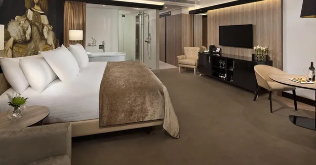 غرفة ديلوكس بسرير مزدوج أو سريرين منفصلين، Palacio de Los Duques Gran Melia 4/5