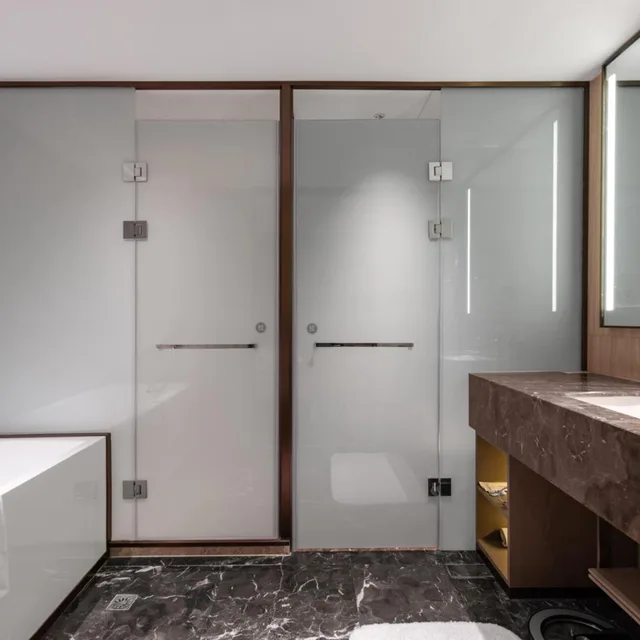 غرفة سوبيريور بسريرين منفصلين بإطلالة على المدينة، Crowne Plaza City Center Ningbo 3/3