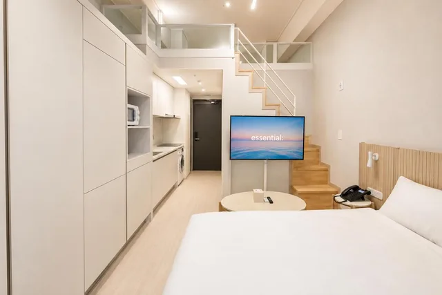 دوبلكس بسرير مزدوج بإطلالة على المدينة، UH Flat the Sokcho 4/5