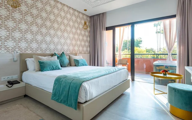 غرفة بسرير كينج بجاكوزي، Medina Gardens - Adult only 10/10