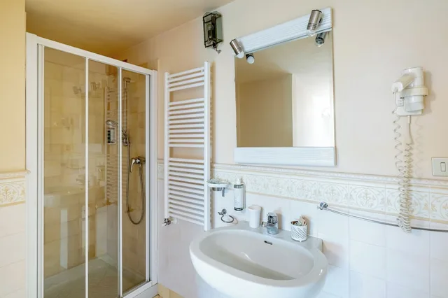 غرفة أساسية بشرفة مفردة بسرير كوين، Hotel Serenella 4/4