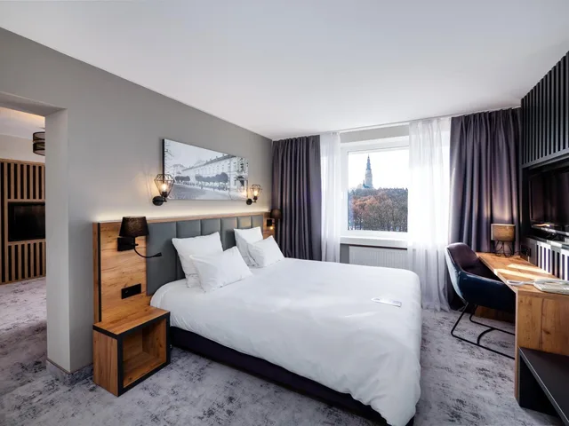 شقة ديلوكس بسرير مزدوج مع أريكة، Hotel Mercure Czestochowa Centrum 3/7