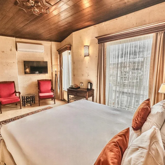 غرفة ديلوكس بسرير مزدوج بإطلالة على الجبل، Osmanli Manor Hotel 2/10