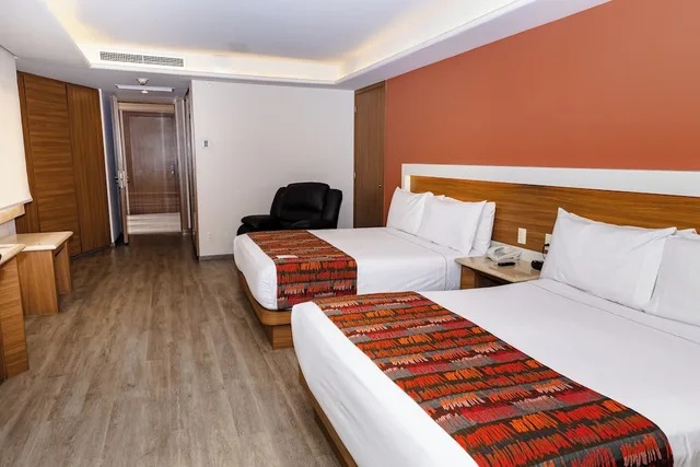غرفة ديلوكس بسريرين مزدوجين، Jf Grand Hotel Ex Barcelo Jf Puebla 1/5