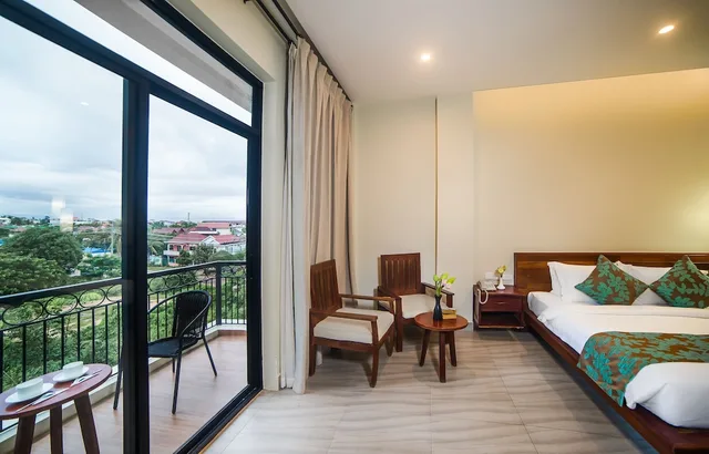 غرفة بريميير ديلوكس بسريرين منفصلين، Bayon Modern Residence 3/6