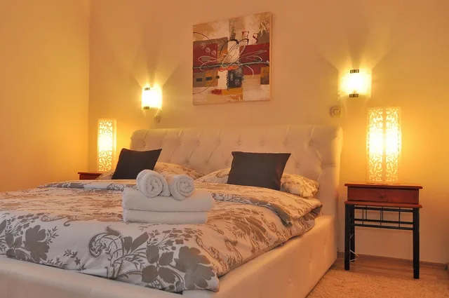 شقة بإطلالة على المسبح بشرفة بغرفتي نوم، Villa Vanilla 4/10