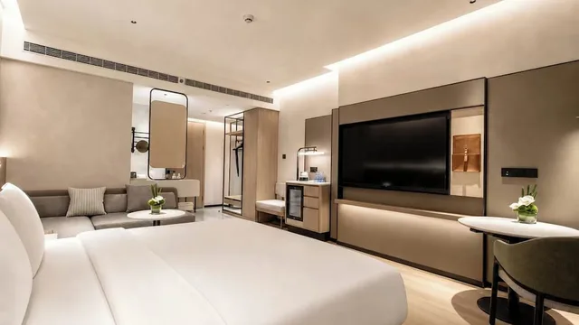 غرفة بريميوم بسرير كينج في طابق مرتفع، Holiday Inn Wuhu Jiangbei New Area by IHG 5/7