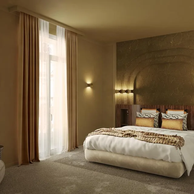 جناح جونيور بشرفة بحوض استحمام، Gounod Hotel 1/4