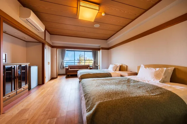 غرفة قياسية بسريرين منفصلين، ONIYAMA HOTEL 1/5