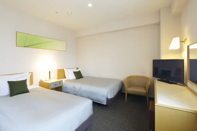 غرفة ركنية بسريرين منفصلين للمدخنين، Hotel Resol Machida 1/5