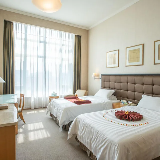 غرفة تنفيذية بسريرين منفصلين، Shantou Junhua Haiyi Hotel 2/9